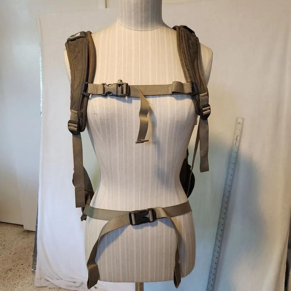 2012 The North Face Borealis Women's Backpack Gray Blue FlexVent Hiking Daypack